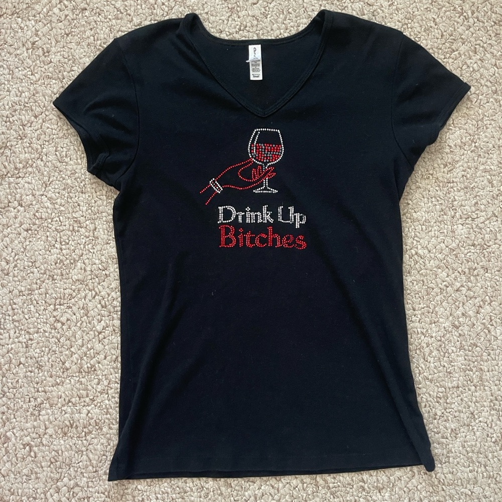 funny wine themed shirt